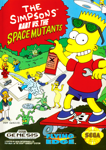 Simpsons, The - Bart Vs. The Space Mutants (USA, Europe) (Rev A)